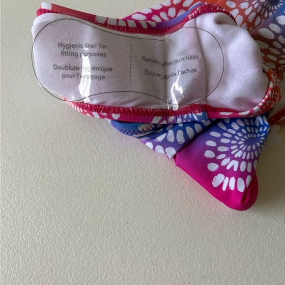 Hayley Girls Swimsuit Size 2 UPF 50‎ Pink Orange Blue Beach Pool CruiseVacation - Picture 8 of 10